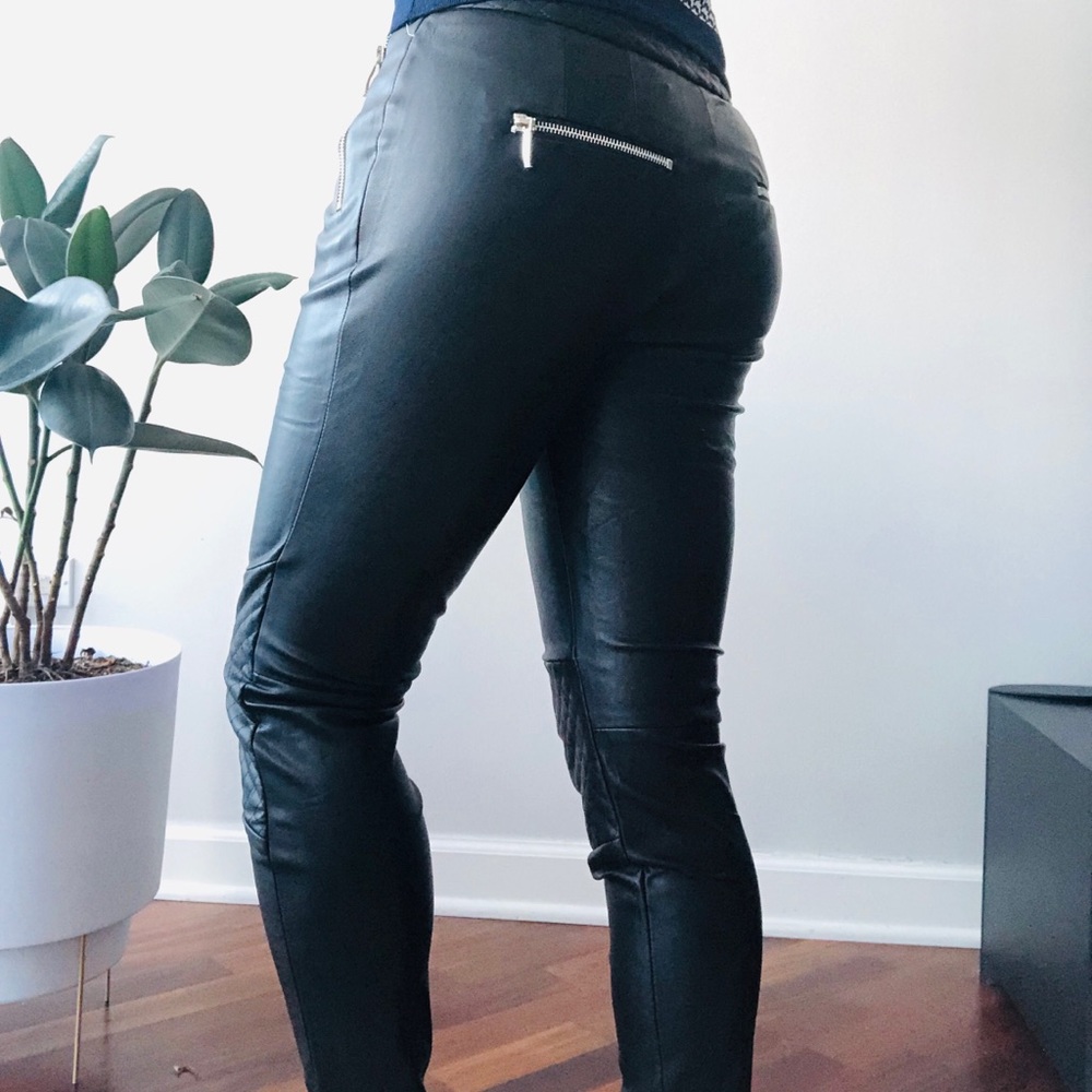 ZARA Moto Pants